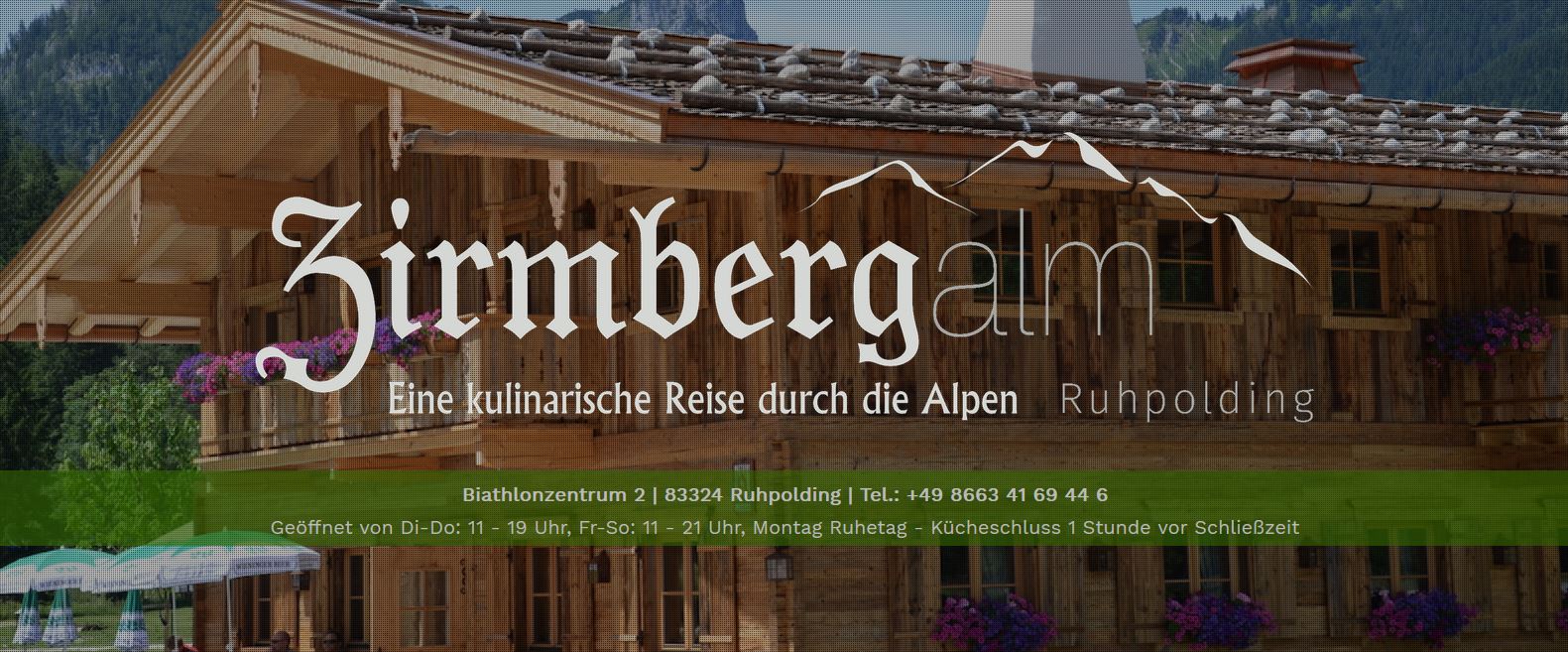 Vorschaubild für die Webseite www.zirmbergalm.de